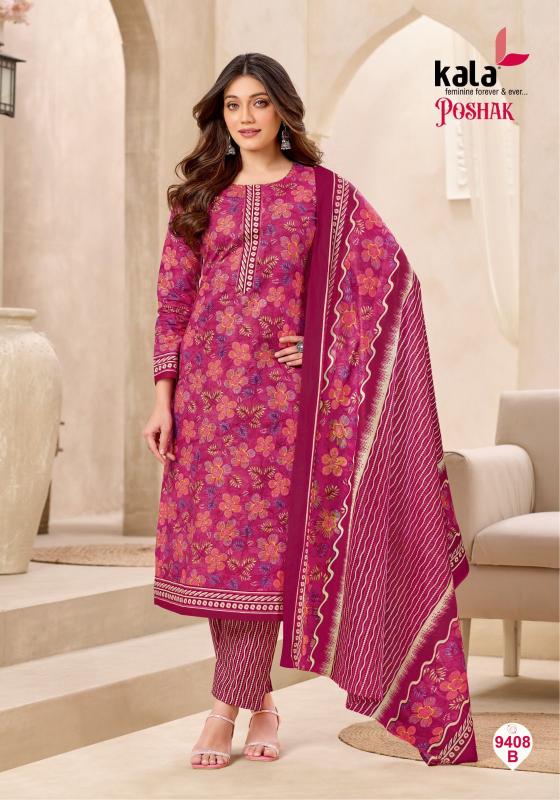 Kala poshak vol-3 cotton dress materials wholesale